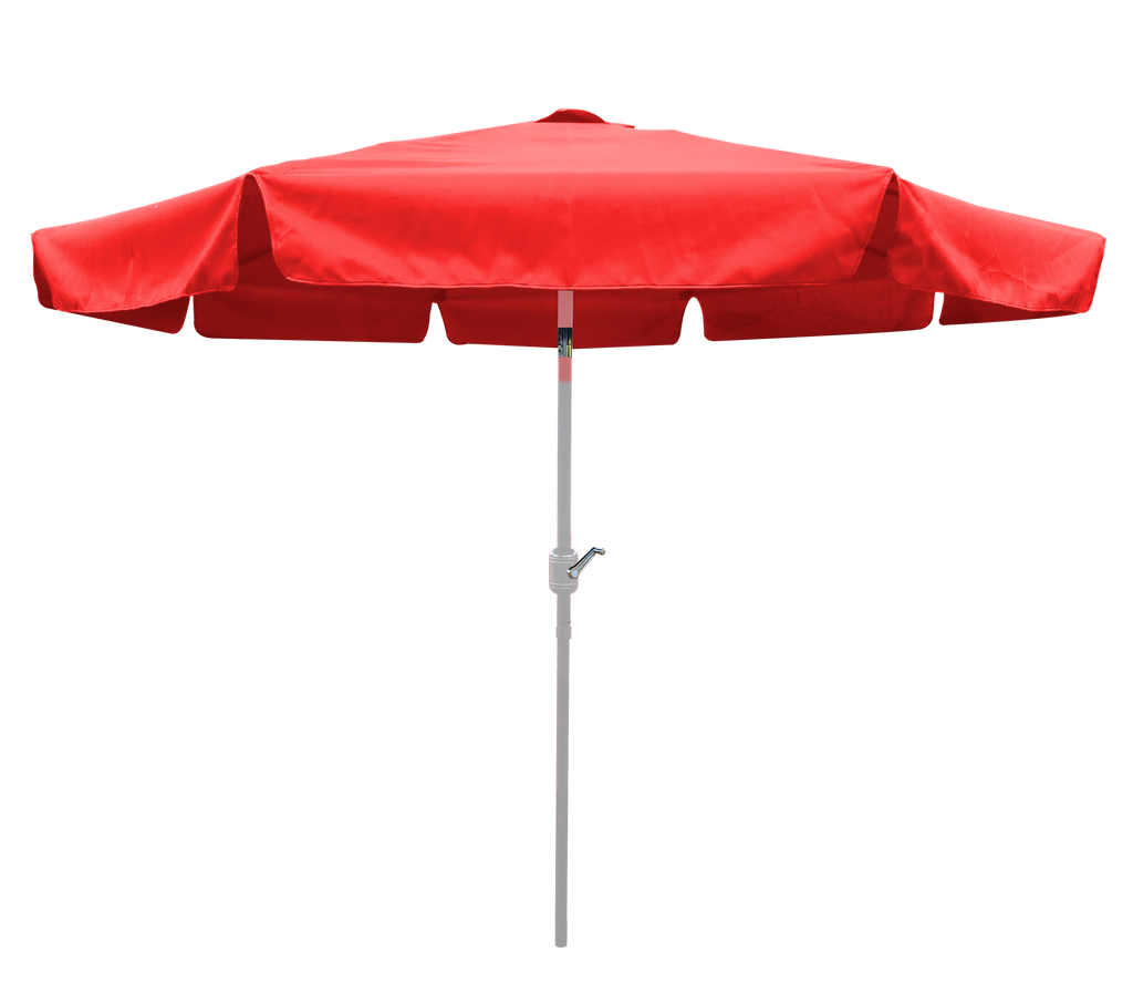 SOMBRILLA PARA JARDIN 2.10 DIAMETRO  AMARILLO AZUL NARANJA NEGRO ROJO  VERDE VINO