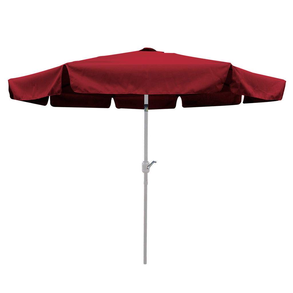 SOMBRILLA PARA JARDIN 2.10 DIAMETRO  AMARILLO AZUL NARANJA NEGRO ROJO  VERDE VINO