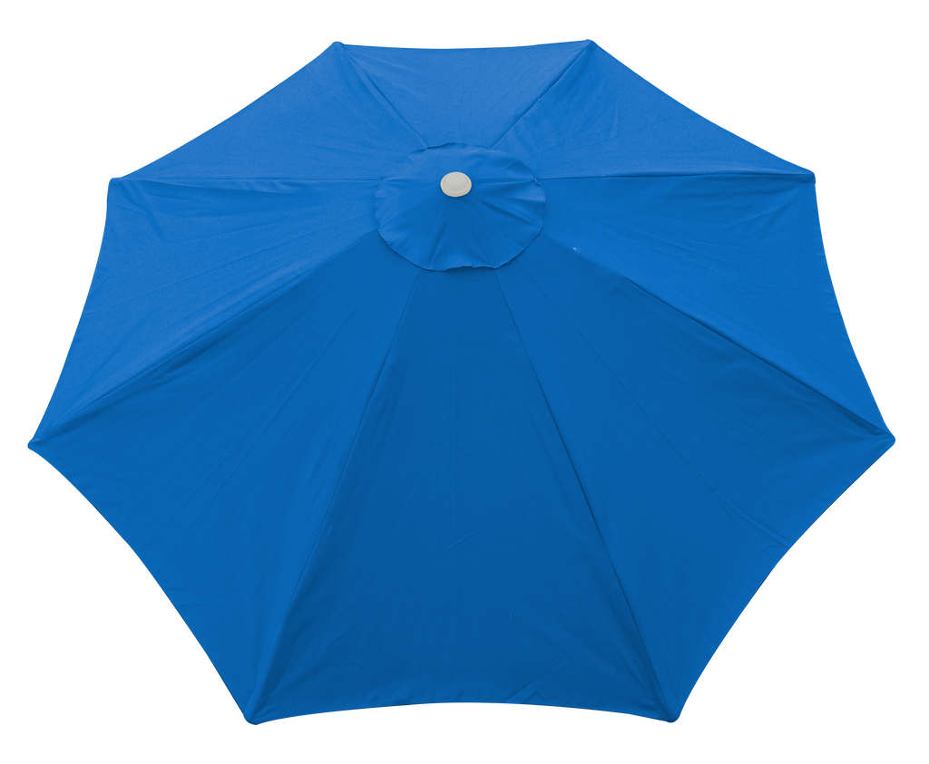 SOMBRILLA PARA JARDIN 2.50 DIAMETRO  AMARILLO AZUL NARANJA NEGRO ROJO