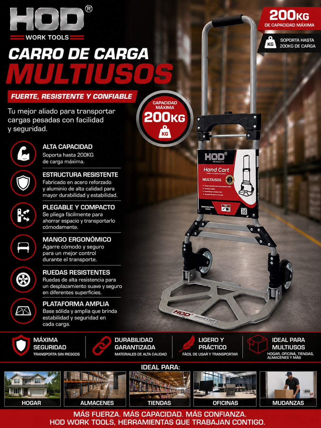 DIABLITO DE CARGA PLEGABLEHOD002 CARGA 70KG