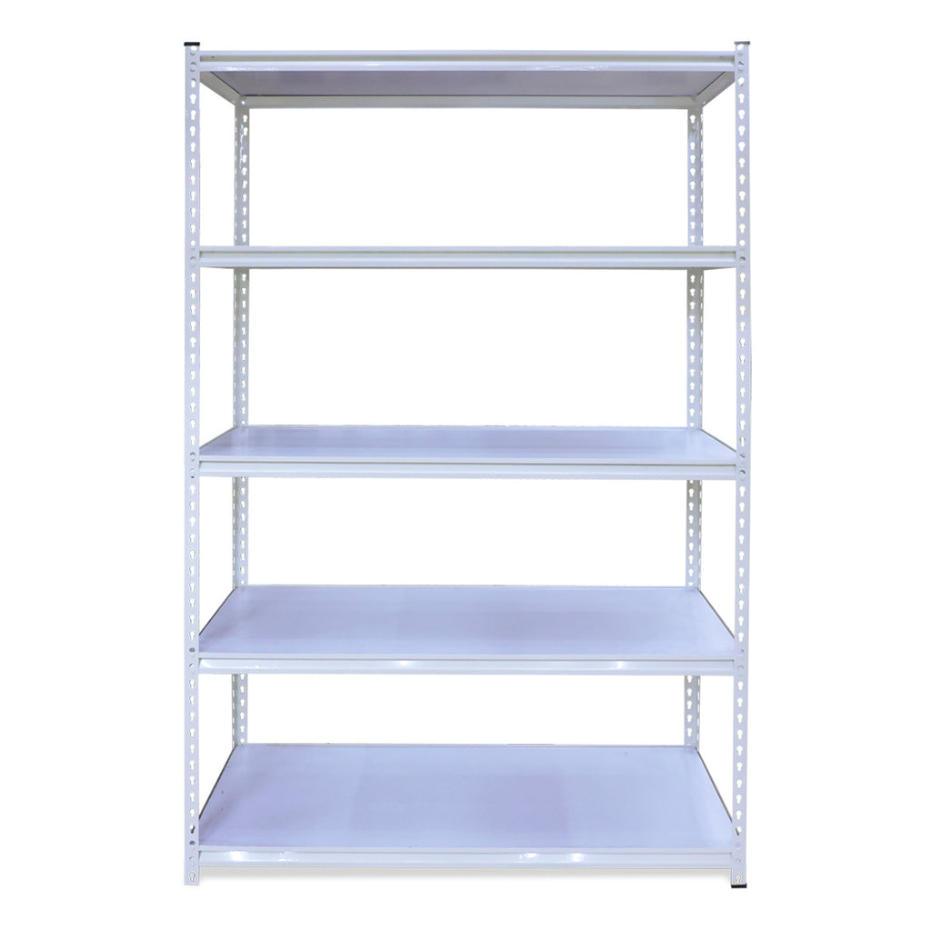 RACK 5 NIVELES COLOR BLANCO  120X 198 X 240 CM CARGA 120 KG X NIVEL MRCA HOD
