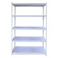 RACK 5 NIVELES COLOR BLANCO  120X 198 X 240 CM CARGA 120 KG X NIVEL MRCA HOD