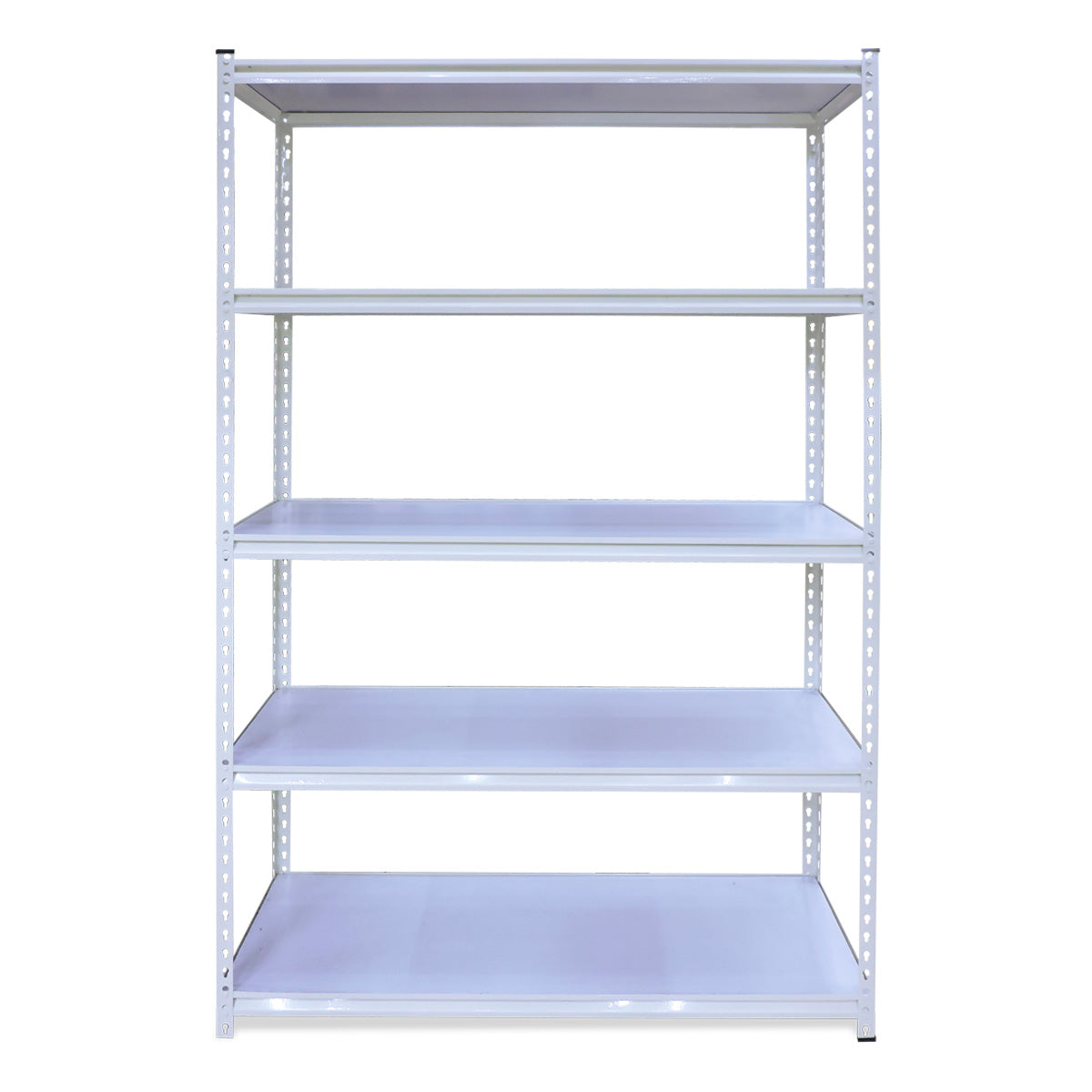 RACK 5 NIVELES COLOR BLANCO  120X 198 X 240 CM CARGA 120 KG X NIVEL MRCA HOD