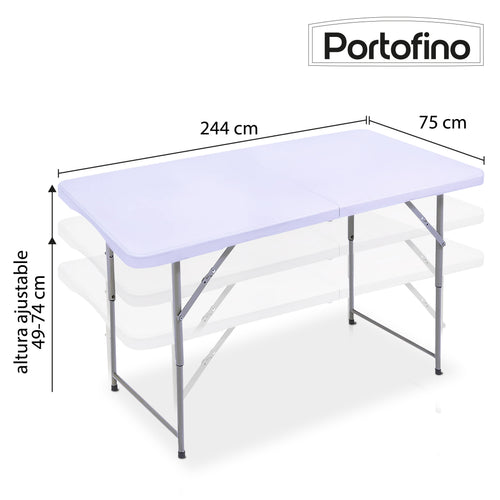 MESA PLEGABLE TIPO PORTAFOLIO 1.22M DE LARGO