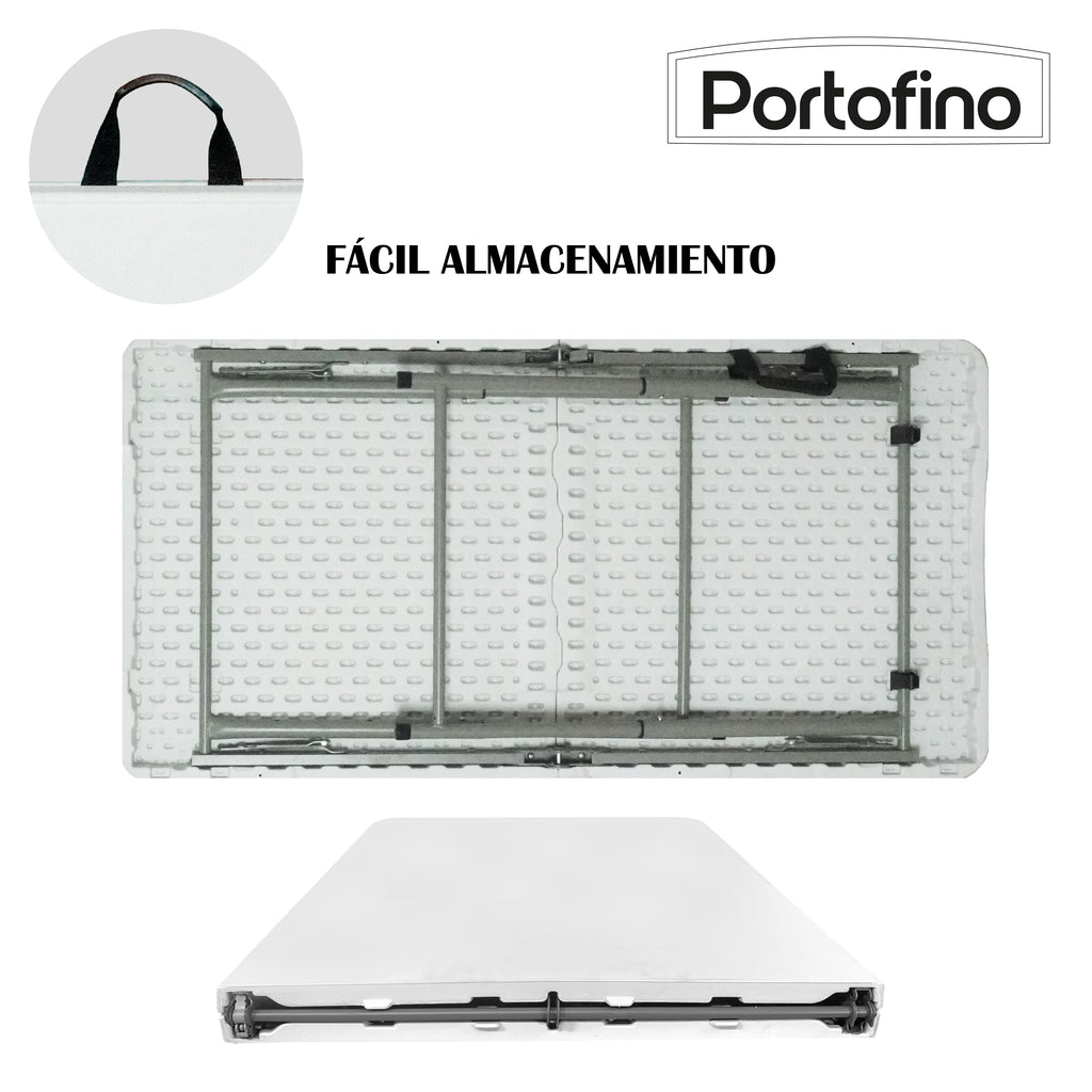MESA PLEGABLE TIPO PORTAFOLIO 1.22M DE LARGO