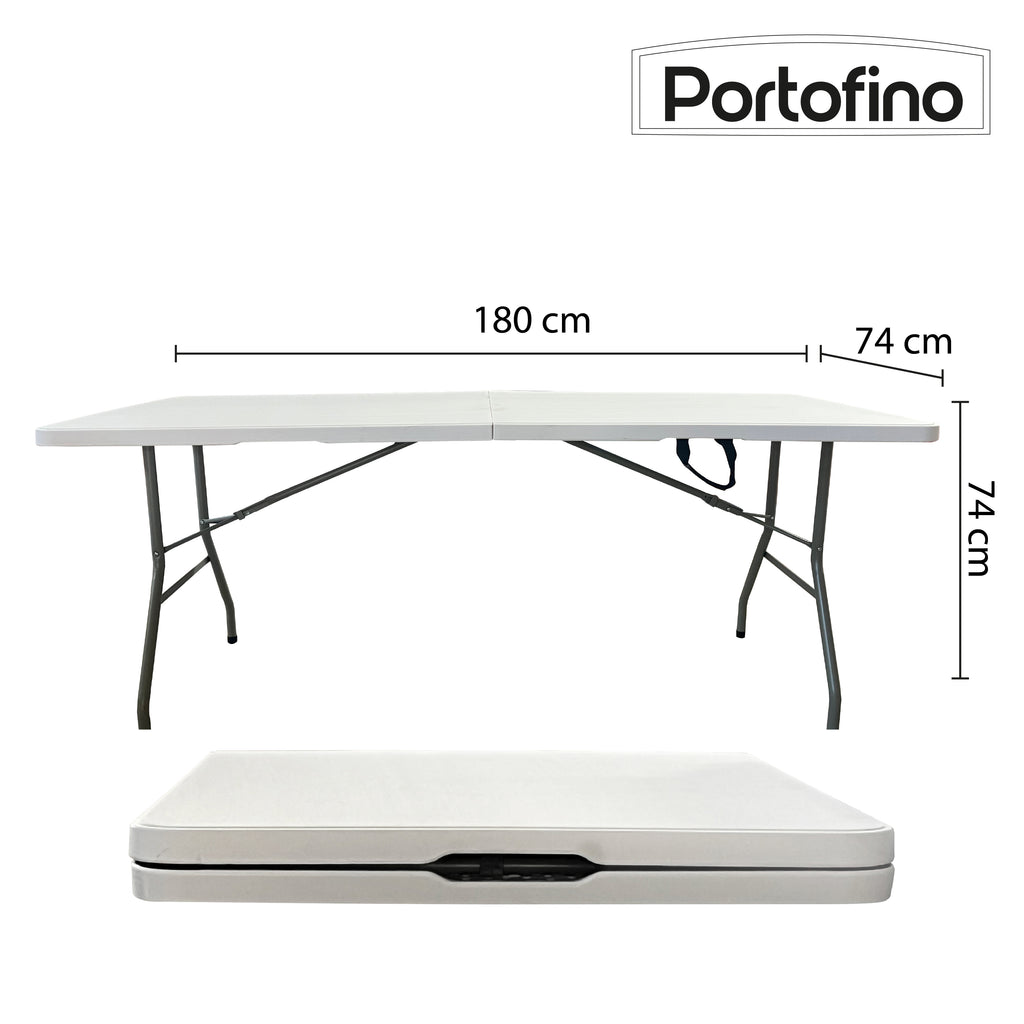 MESA PLEGABLE T/PORTAFOLIO REFORZADA 1.8  MARCA PORTOFINO