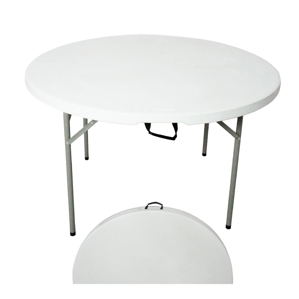 MESA PLEGABLE REDONDA 1.20M MARCA PORTOFINO