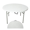 MESA PLEGABLE REDONDA 1.20M MARCA PORTOFINO