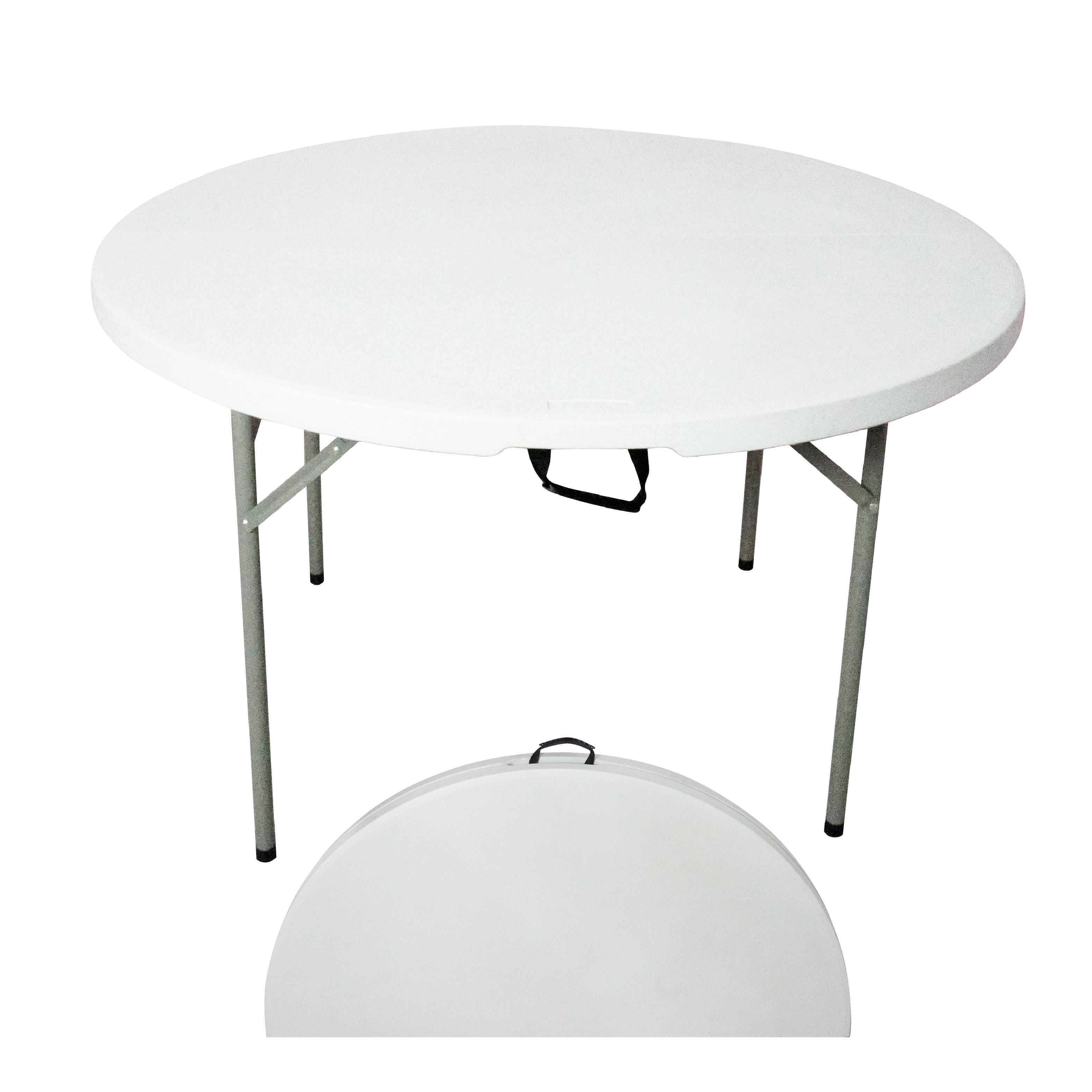 MESA PLEGABLE REDONDA 1.20M MARCA PORTOFINO