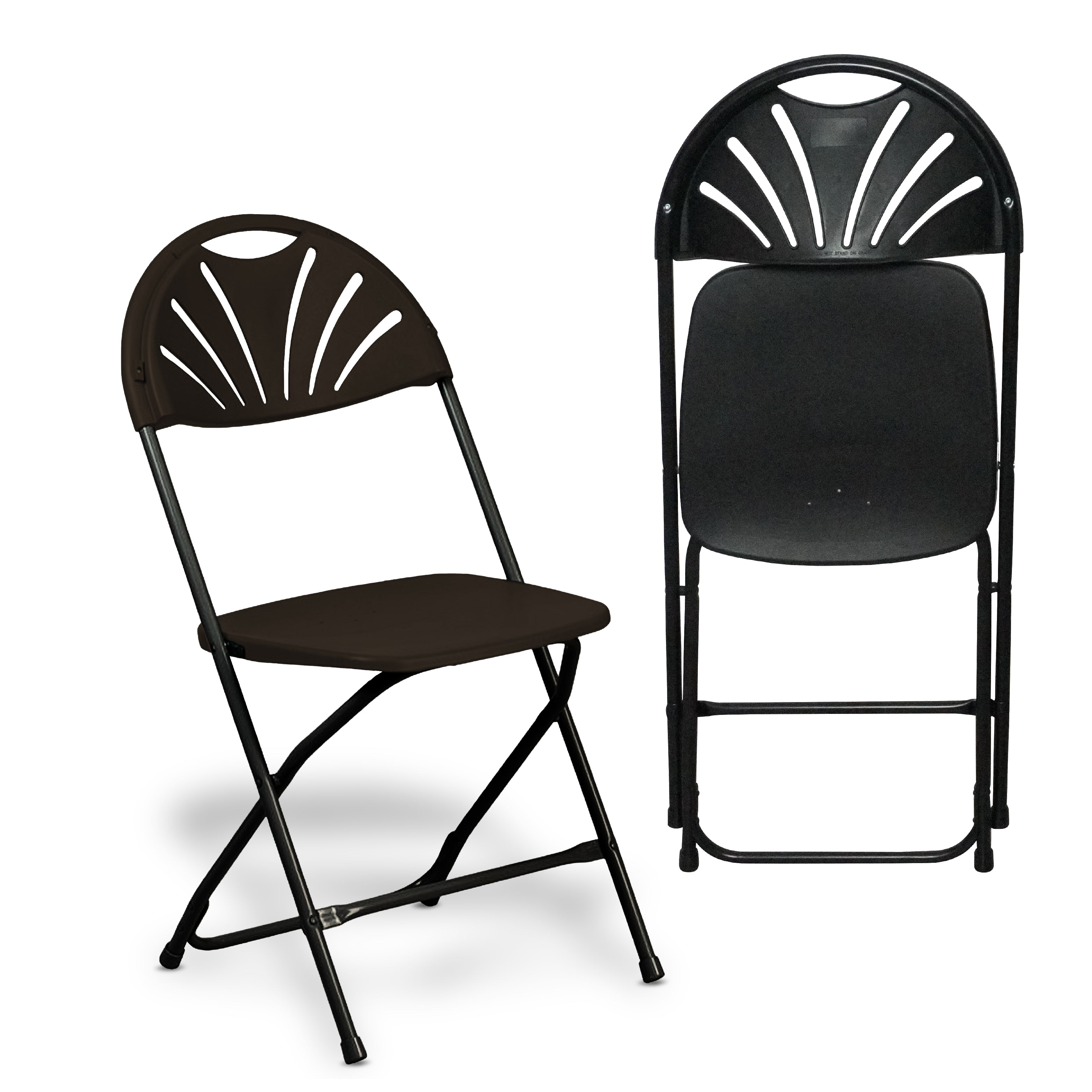 SILLA PLEGABLE REFORZADA NEGRA LIGERA MARCA PORTOFINO