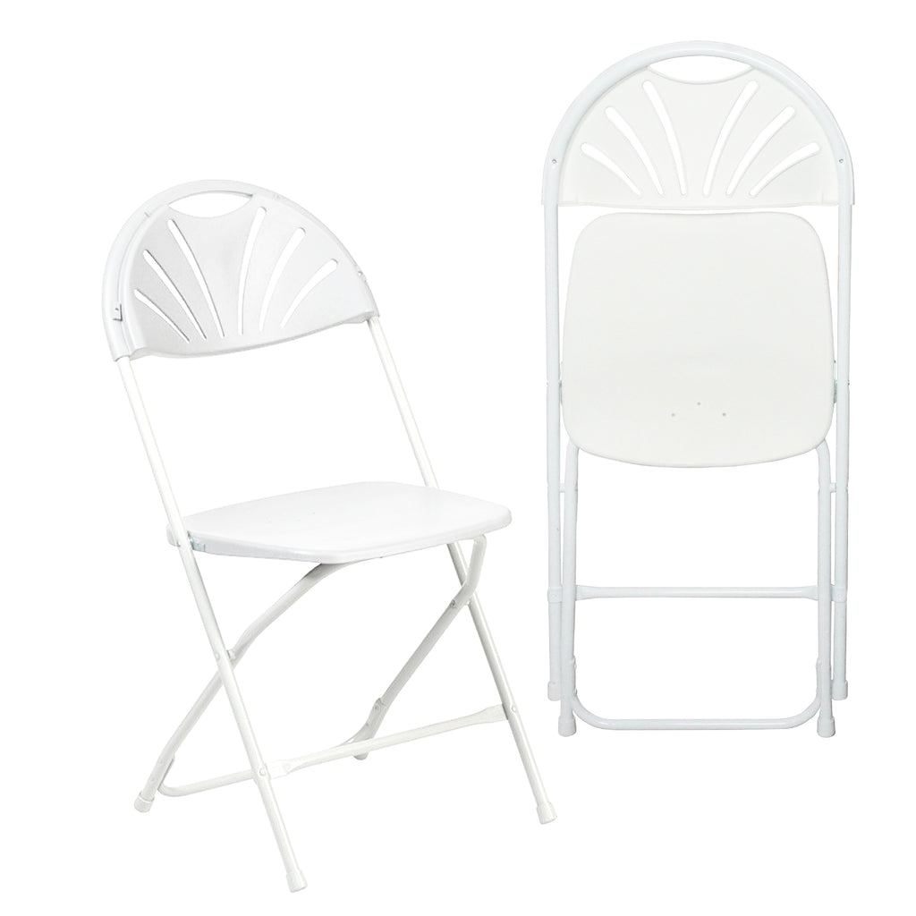 SILLA PLEGABLE REFORZADA BLANCA ULTRA LIGERA  MARCA PORTOFINO