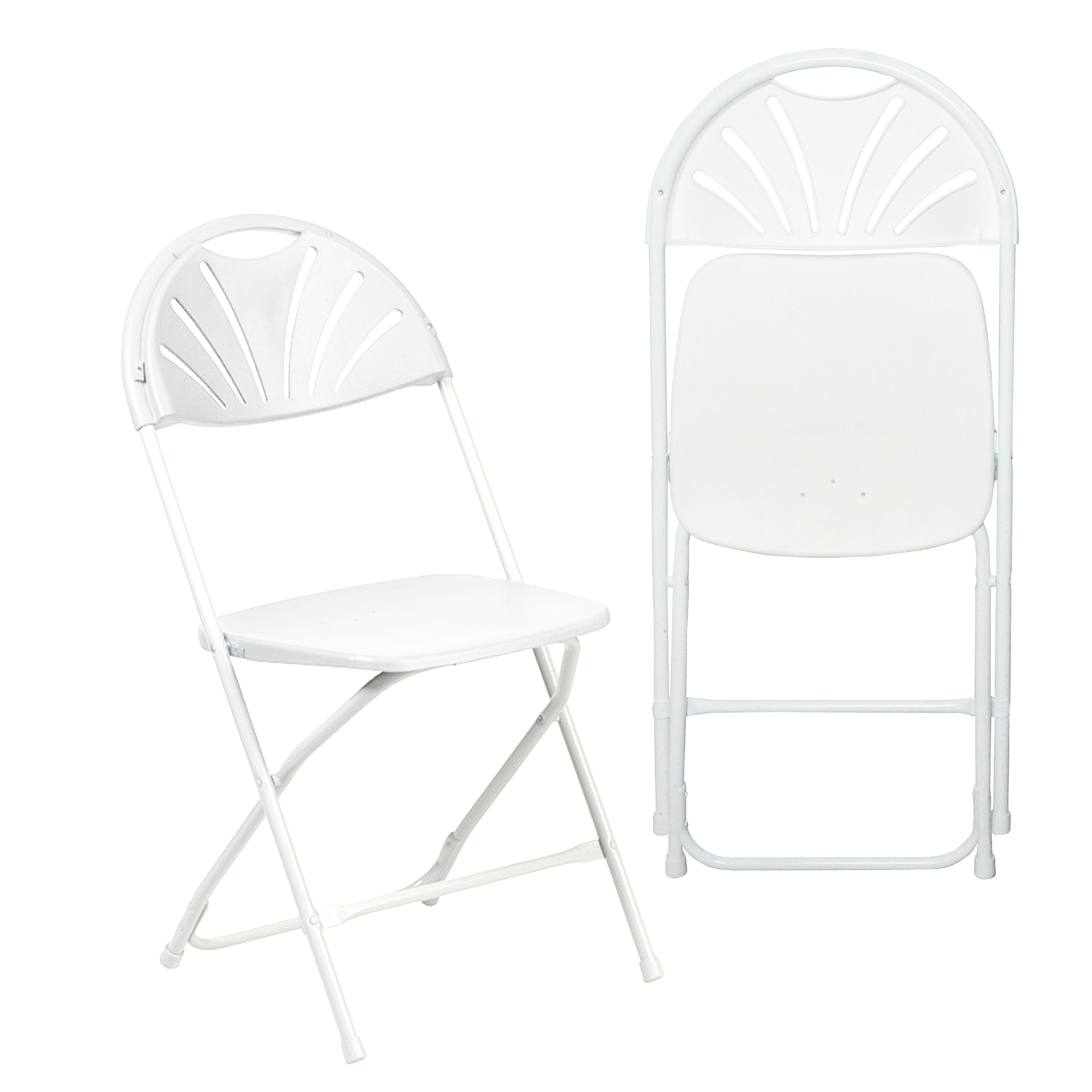 SILLA PLEGABLE REFORZADA BLANCA ULTRA LIGERA  MARCA PORTOFINO