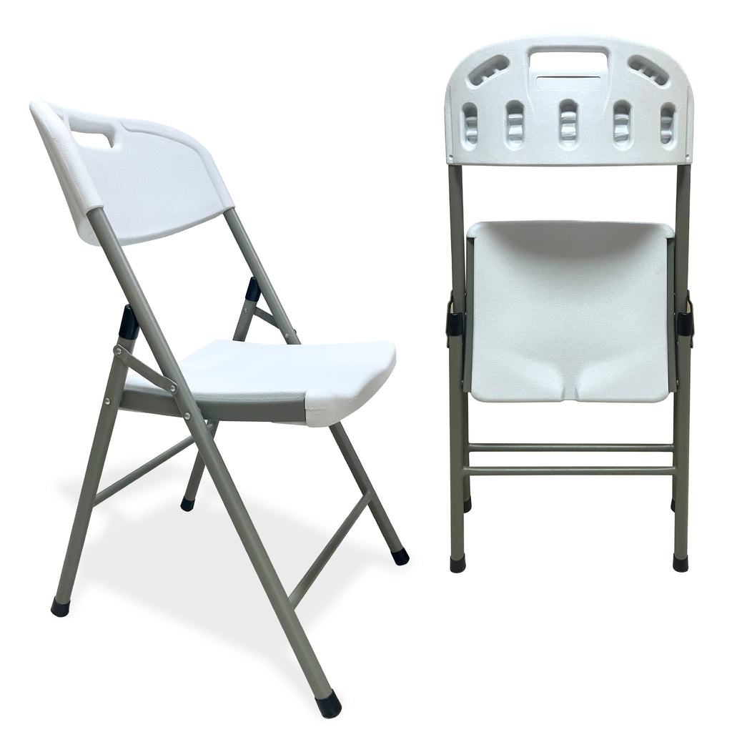 SILLA PLEGABLE BLANCA CAP. CARGA 226KG  MARCA PORTOFIONO