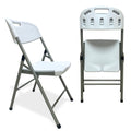 SILLA PLEGABLE BLANCA CAP. CARGA 226KG  MARCA PORTOFIONO