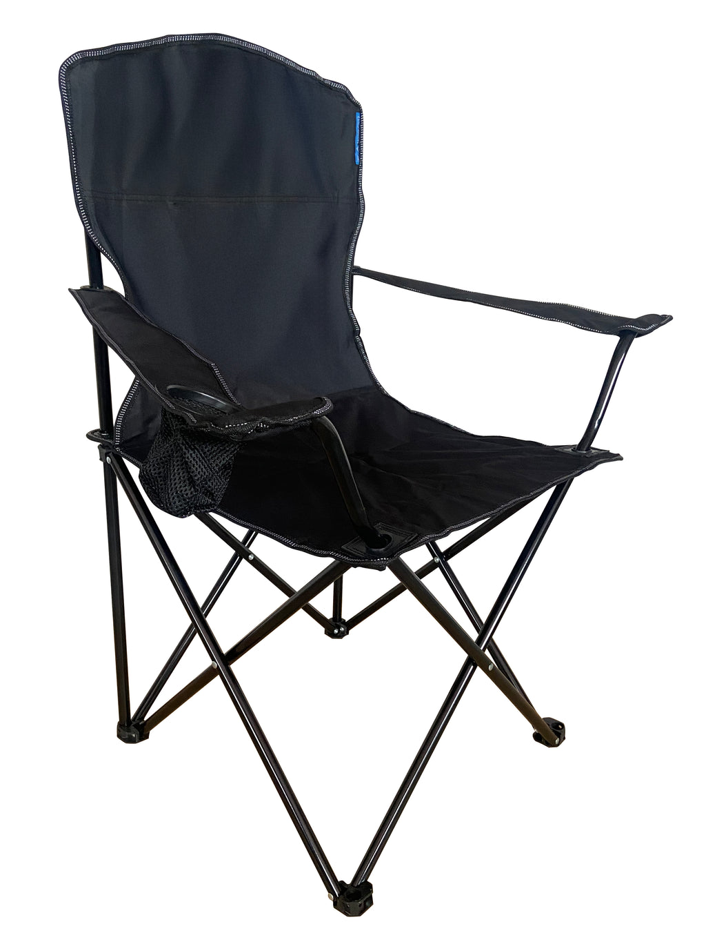 SILLA PLEGABLE PARA CAMPING, JARDIN, EVENTOS, MARCA WILLYS. NEGRA AZUL ROJO