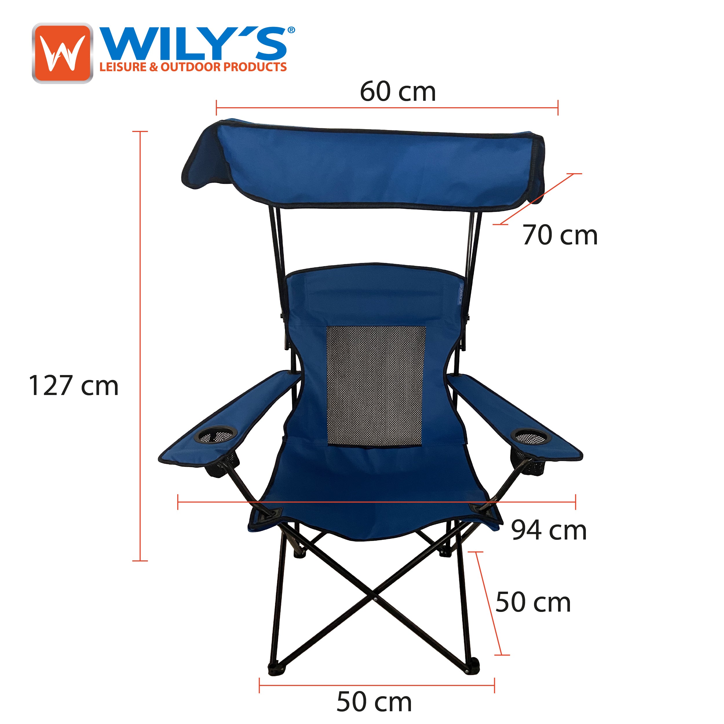 SILLA PLEGABLE PARA CAMPING JARDIN EVENTOS. CON TECHO.   NEGRO  AZUL  ROJO