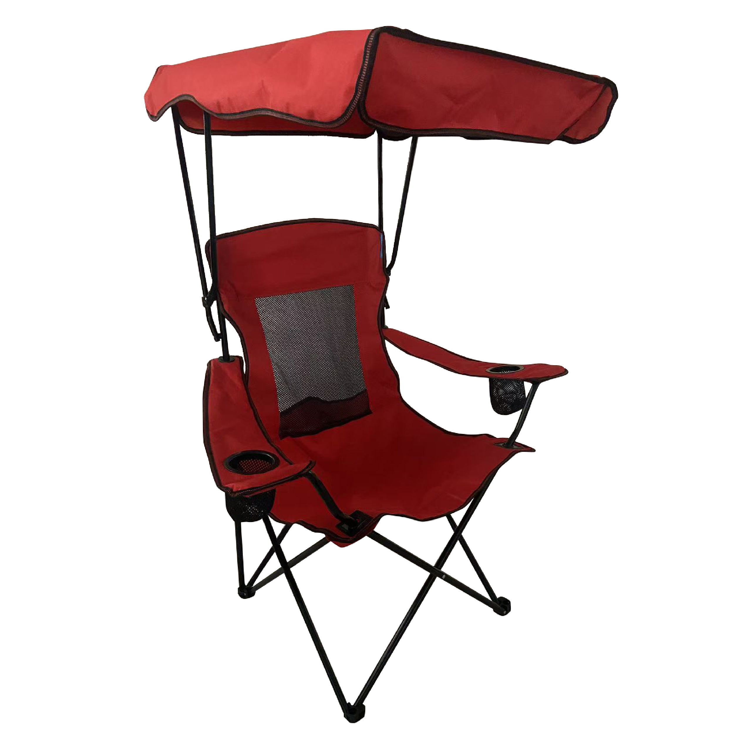 SILLA PLEGABLE PARA CAMPING JARDIN EVENTOS. CON TECHO.   NEGRO  AZUL  ROJO