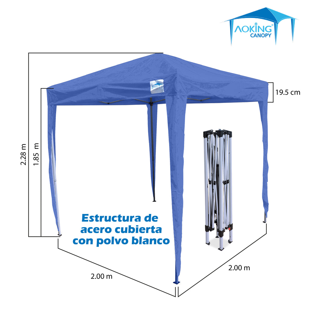 TOLDO MANUAL AOKING 2 X2m 2.95 de ALTURA