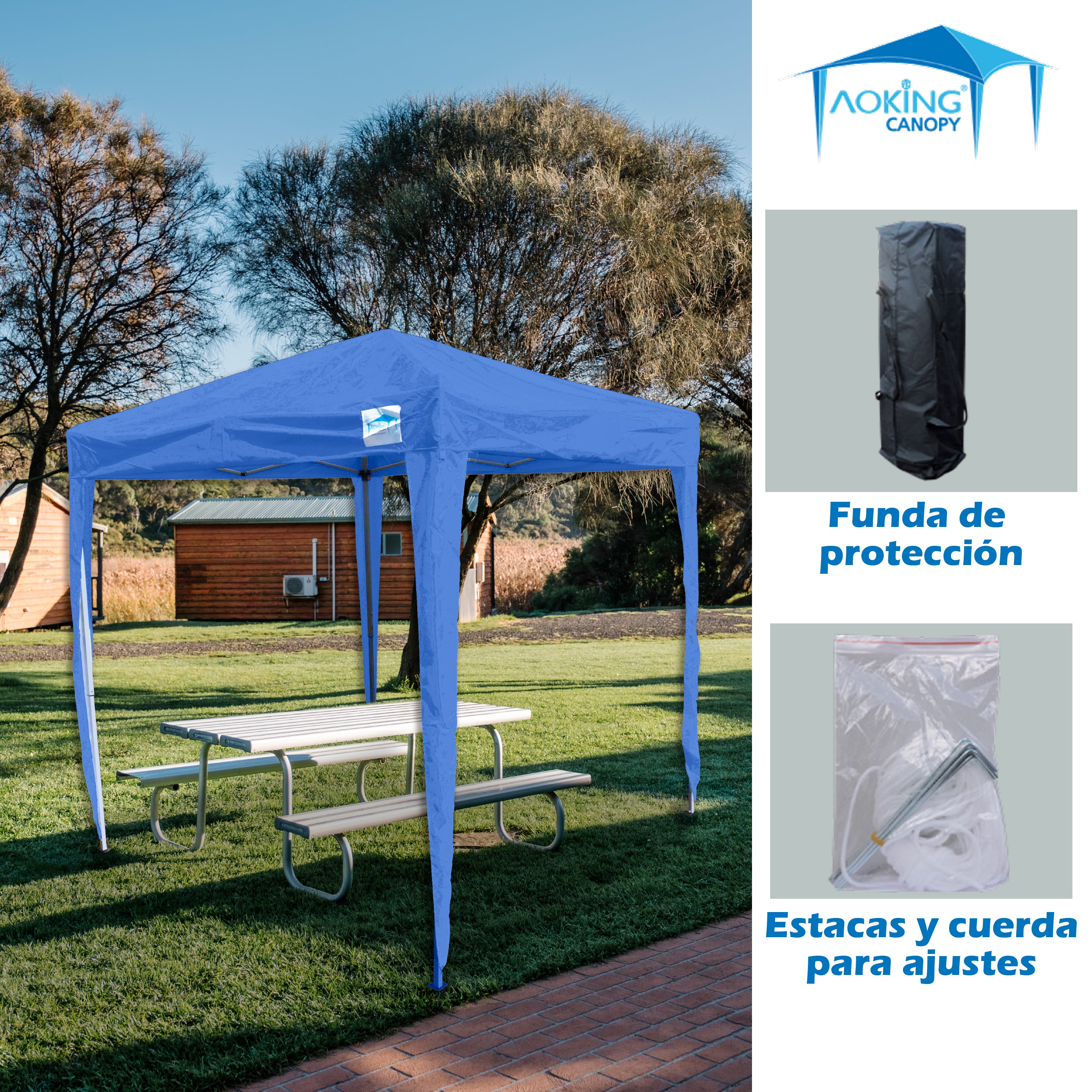 TOLDO MANUAL AOKING 2 X2m 2.95 de ALTURA