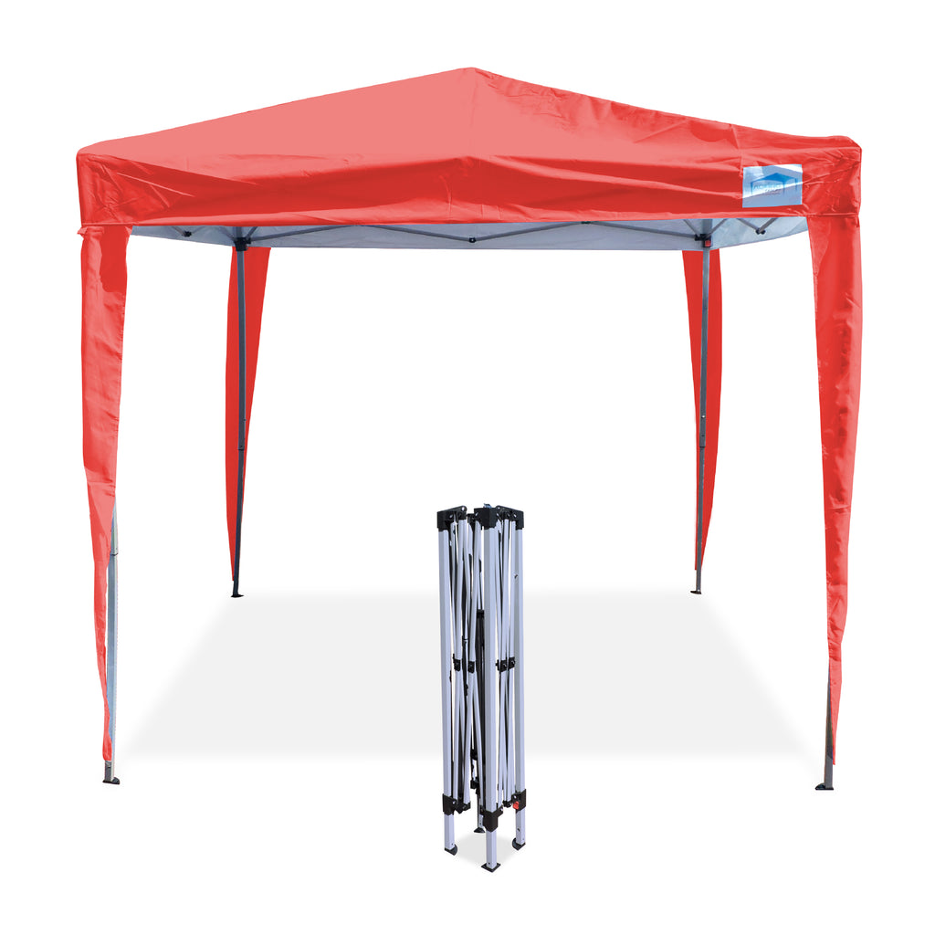 TOLDO MANUAL 3 X 3  2.95 ALTURA AOKING  COLORES ROJO AZUL GRIS
