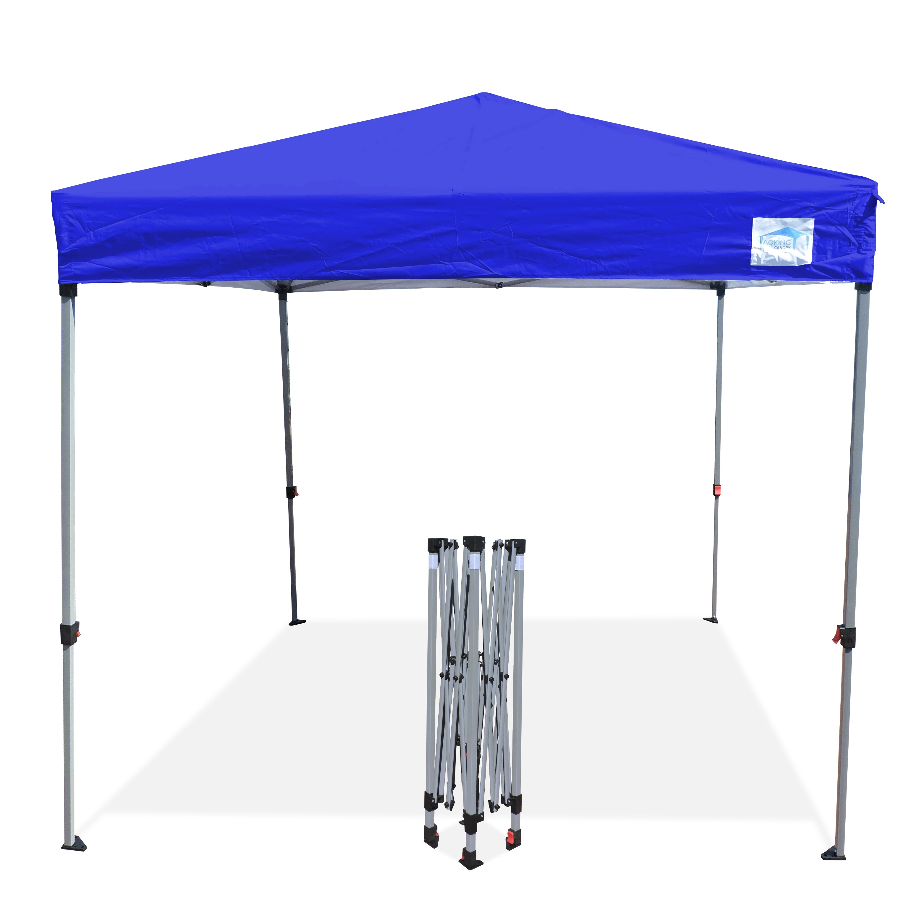 TOLDO 2X2  2.90 ALTURA ABIERTO PLEGABLE ONE TOUCH COLORES ROJO AZUL BLANCO