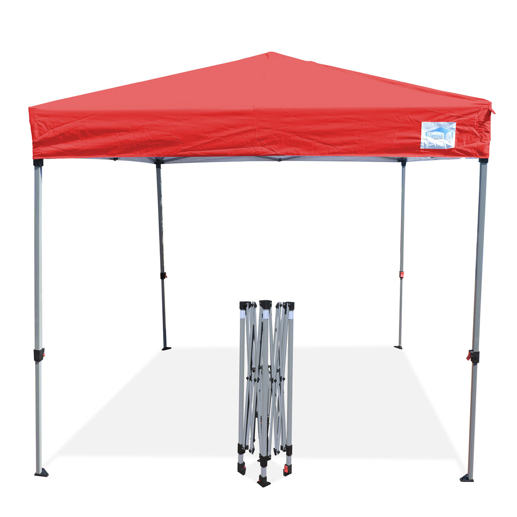TOLDO 2X2  2.90 ALTURA ABIERTO PLEGABLE ONE TOUCH COLORES ROJO AZUL BLANCO