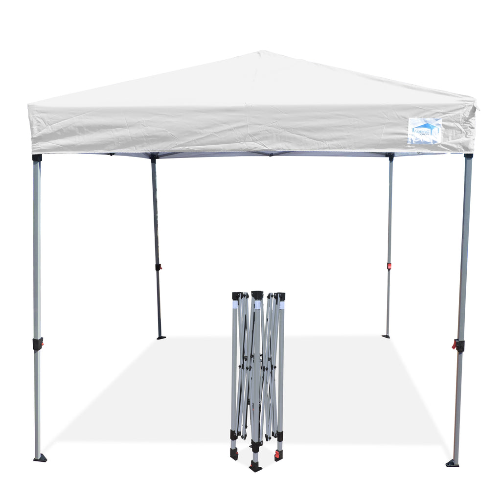 TOLDO 2X2  2.90 ALTURA ABIERTO PLEGABLE ONE TOUCH COLORES ROJO AZUL BLANCO