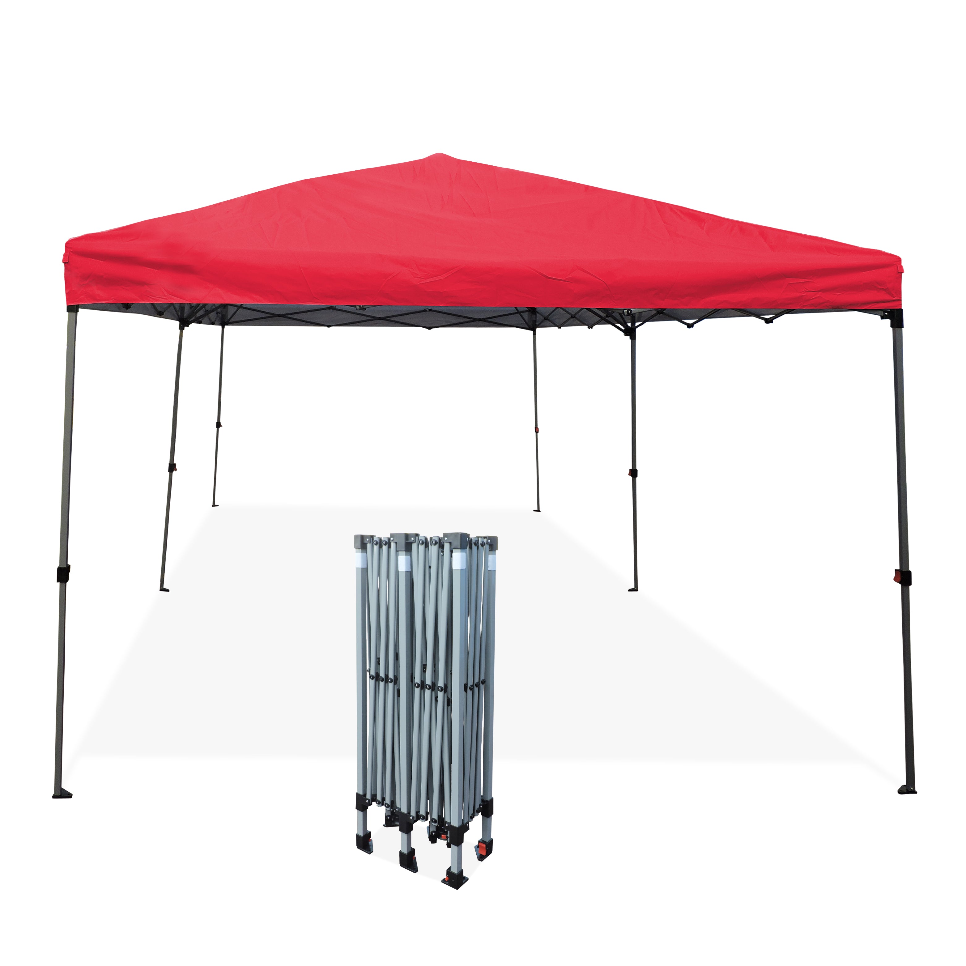 TOLDO 3X6 PLEGABLE ONE TOUCH ALTURA DE POSTE 2.95M ALTURA COLORES ROJO GRIS AZUL